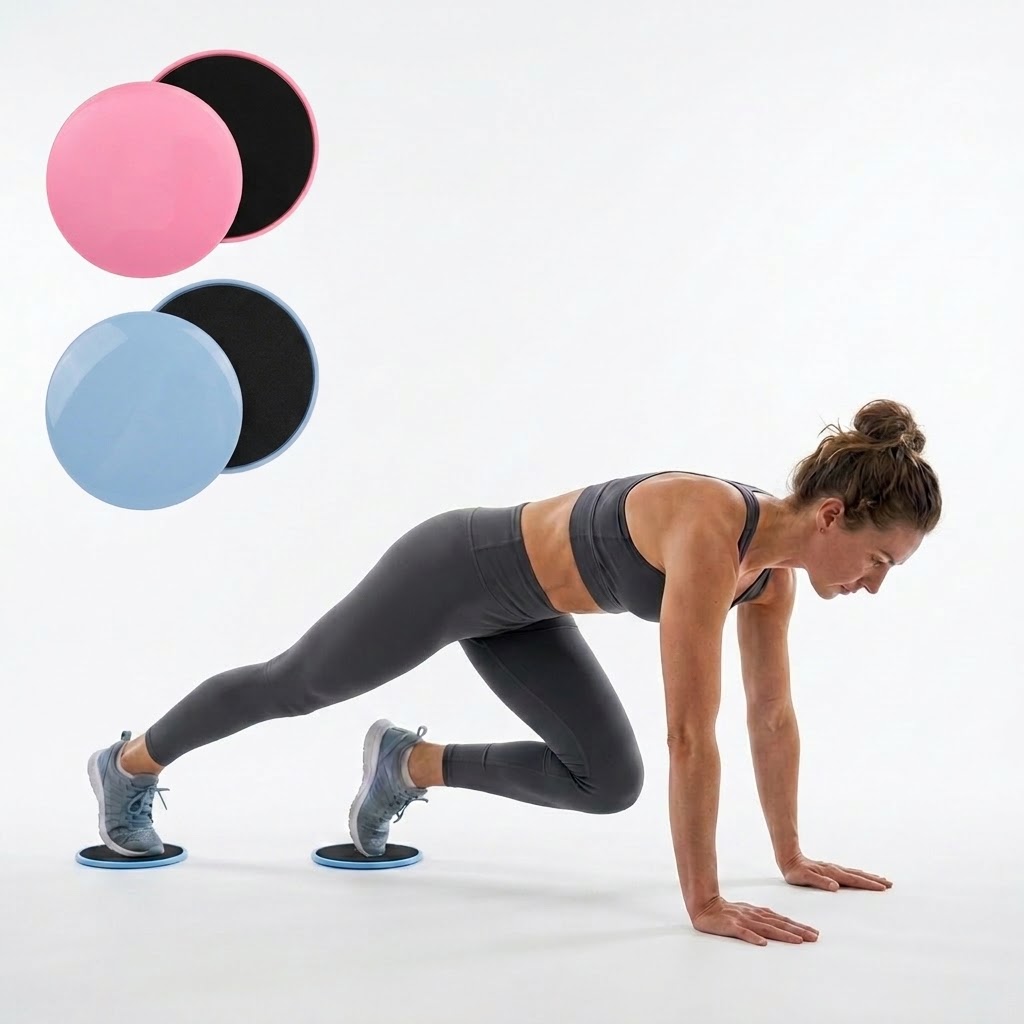 Yoga Fitness Workout - Placas Deslizantes para Treinamento do Core
