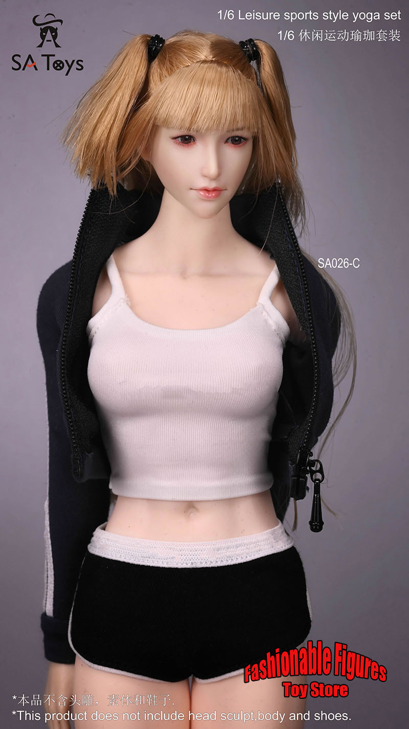 Yoga In Fitness First - Savtoys 1/6 feminino soldado esportes fitness