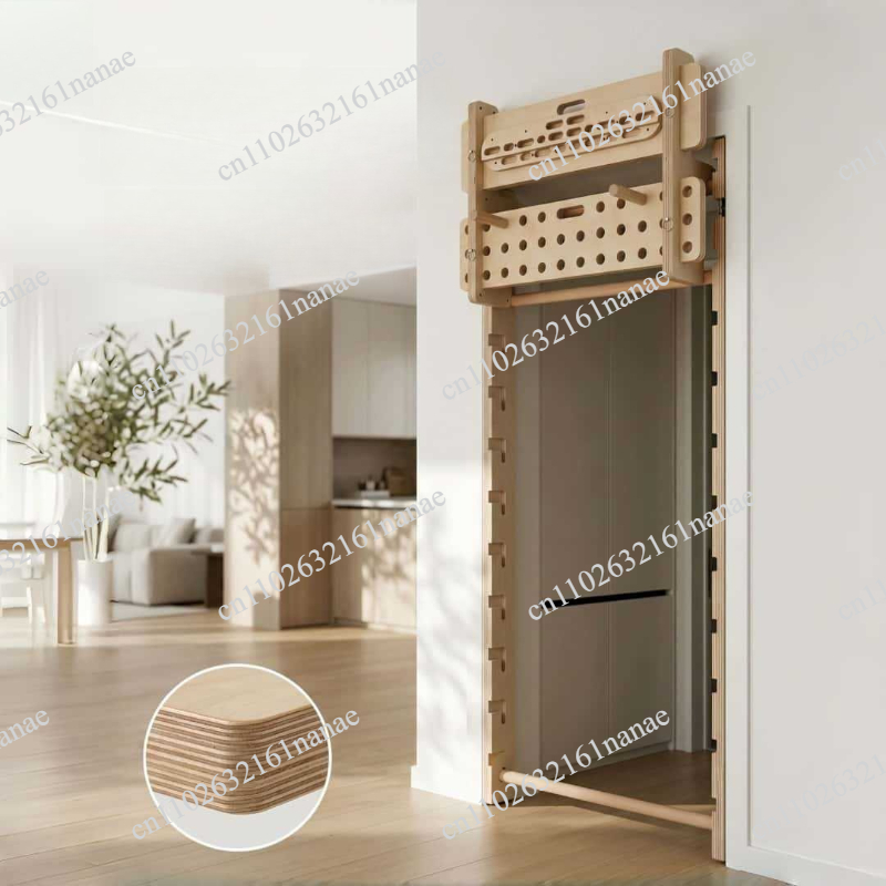 Pull Up Bar Doorframe - Barra de Força Multifuncional para Uso