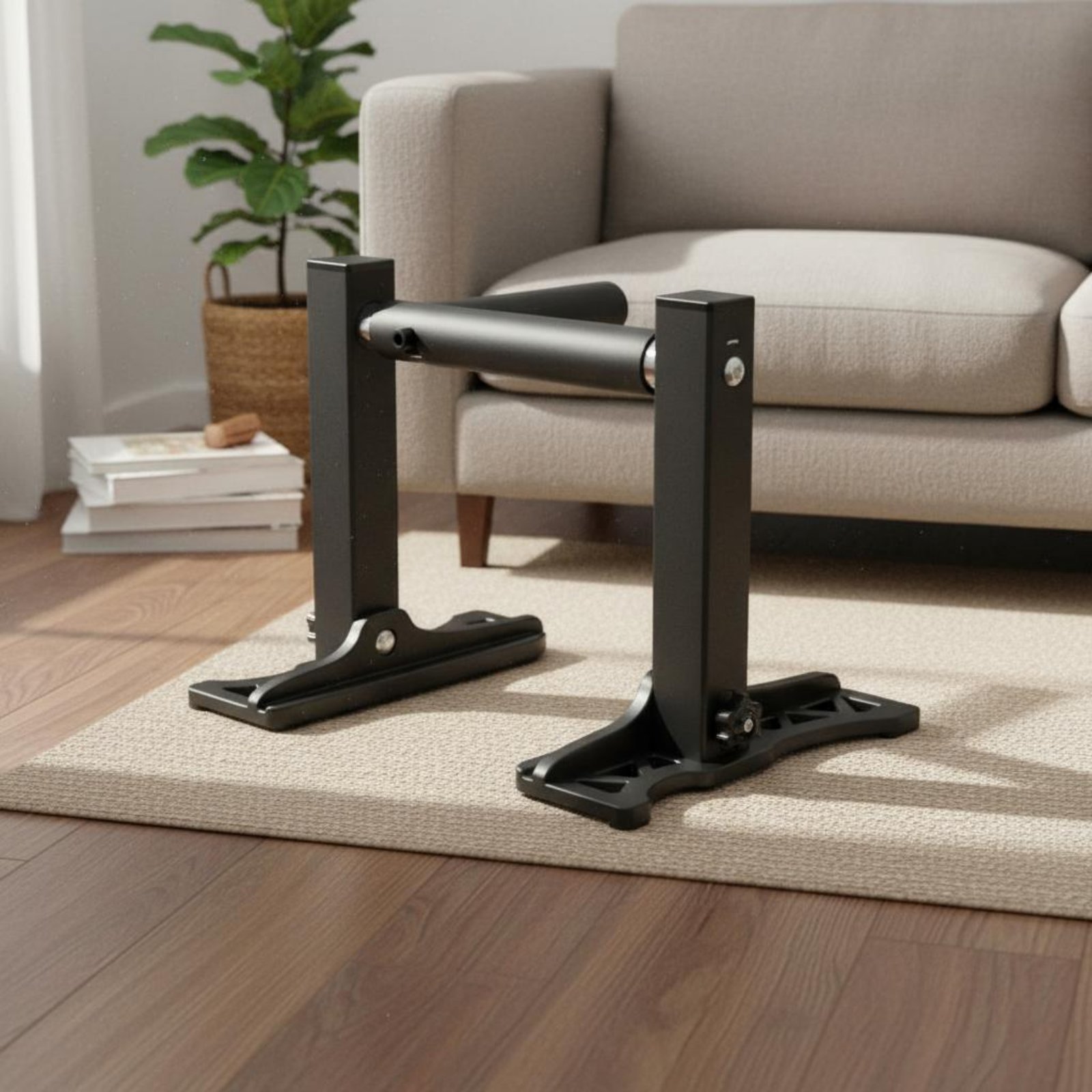 Pull Up Bar Doorframe - 2 Peças Suporte Ajustável para Barra