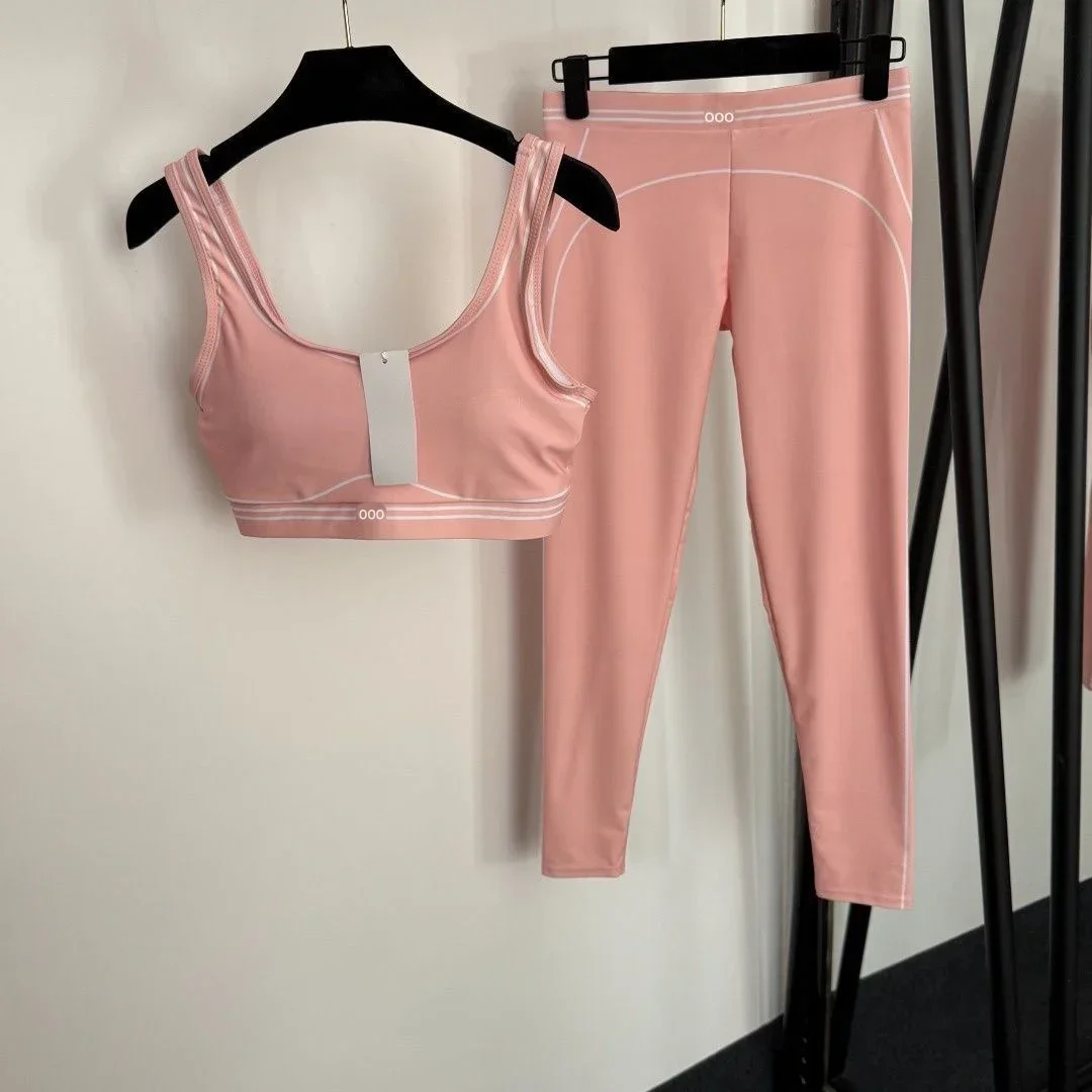 Yoga Fitness Top - Conjunto de Top e Calças em