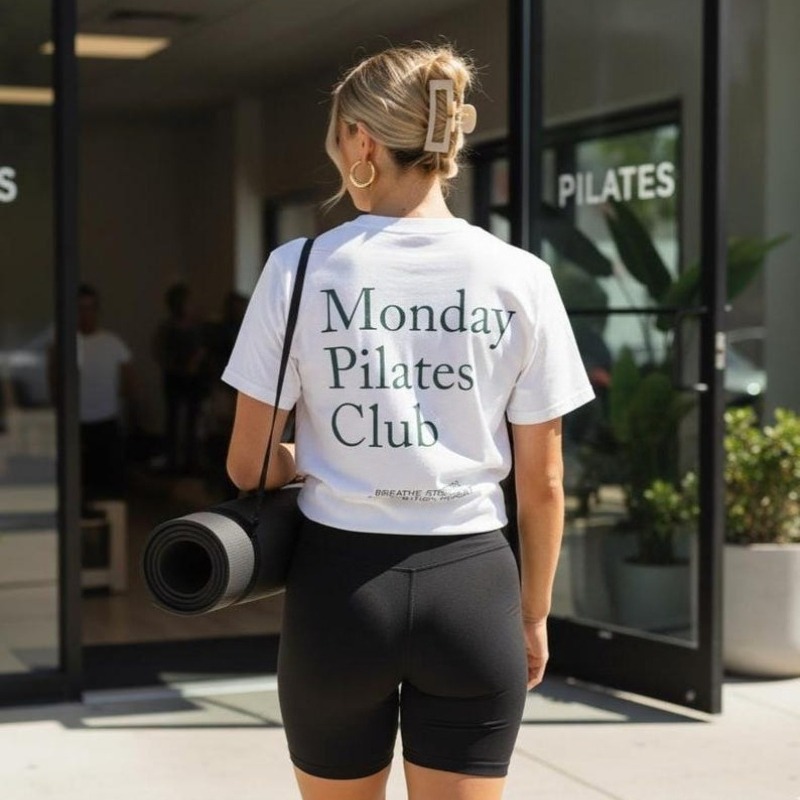 Yoga Fitness Fit Club - Camiseta para Pilates, Camiseta do Clube