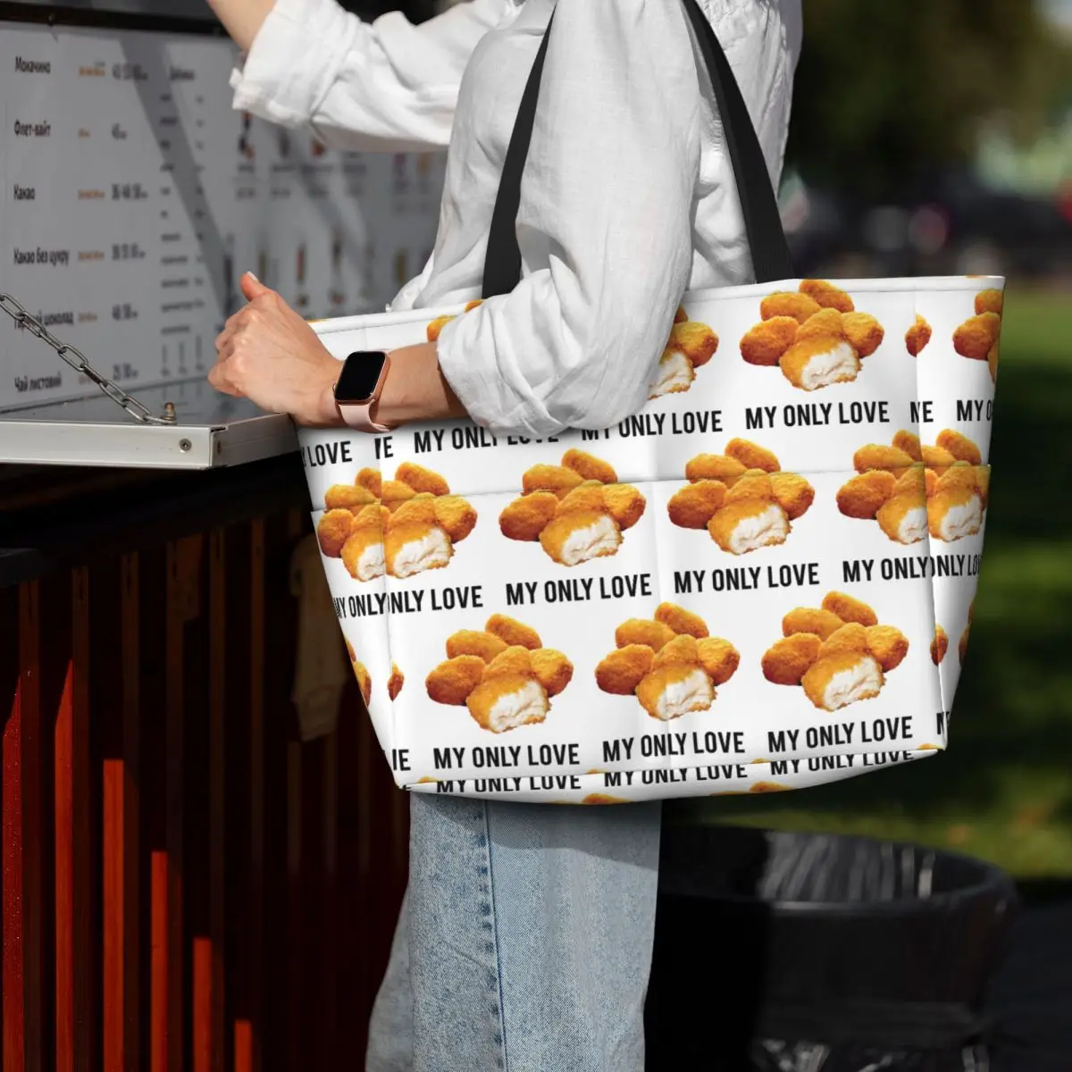 Chicken Nuggets My Only Love B - Fitness Yoga Only For Women avaliação e preço