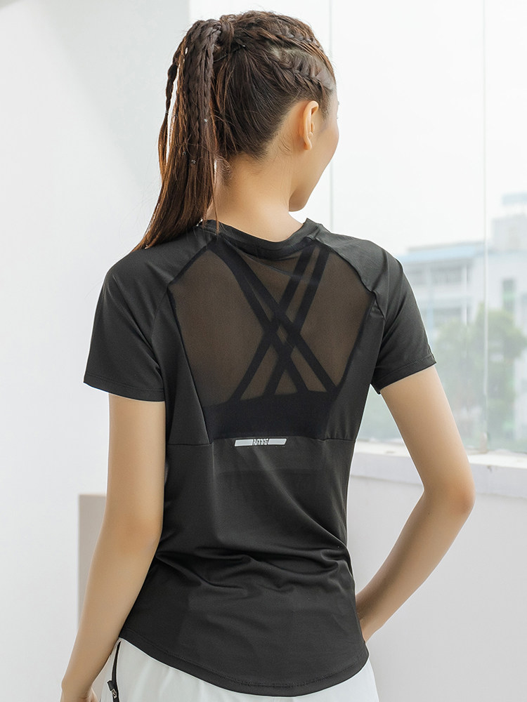 Camiseta de Yoga Feminina de M - Yoga Fitness Top avaliação e preço
