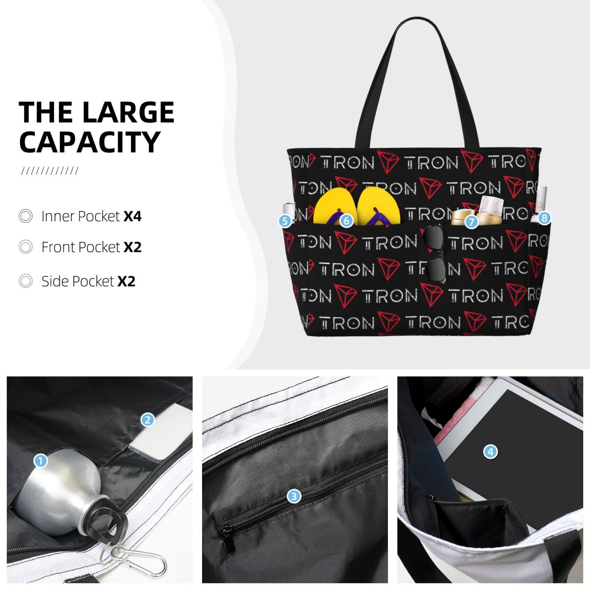 Bolsa de Praia Grande Tron TRX - Yoga Fitness Trx avaliação e preço