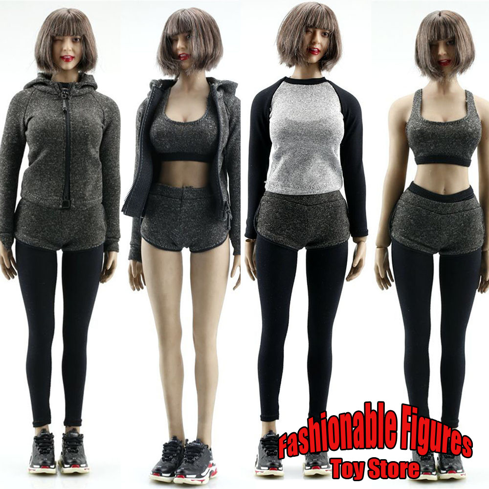 1/6 escala feminina roupas cas - Yoga In Fitness First avaliação e preço